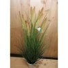 Roseaux artificiels en pot blanc - 45 cm