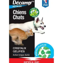 Répulsif chien et chat en cristaux gélifiés Décamp’ - 500 g