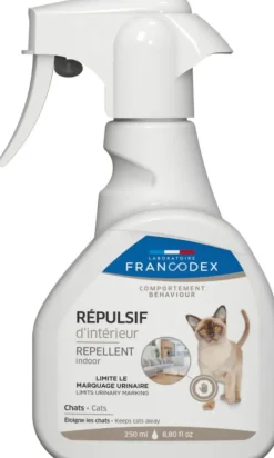 RŽpulsif d'intŽrieur pour chat verveine exotique et lavande Francodex - 250 ml
