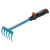 Râteau à fleur Gardena Combisystem bleu à manche gris