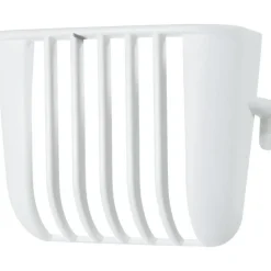 Râtelier à salade pour les oiseaux coloris blanc en plastique Zolux - 8,5 x 3,5 x 6 cm