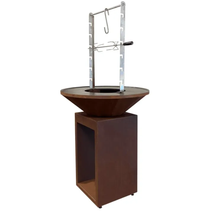 Rôtissoire pour brasero en acier Oyat - 50 x 73 cm