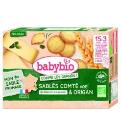 Sablés comté & origan Babybio - 72 g