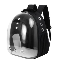 Sac à dos bulle pour chien coloris transparent Wouapy