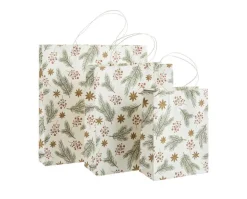 Sac cadeau pin coloris multicolore en papier - 35,5 x 35,5 x 15 cm