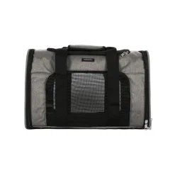 Sac de transport détente pour chien coloris gris en nylon Wouapy – 40 x 24 x 26 cm