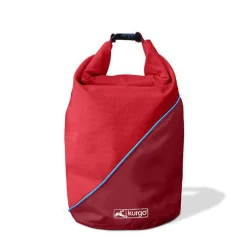 Sac de transport pour croquettes coloris rouge Kurgo
