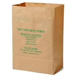 Sac en papier kraft marron de 120 L - Les 10 pièces