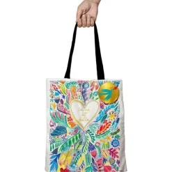 Sac tote bag la vie est belle Cartesdart - 42 x 34 cm