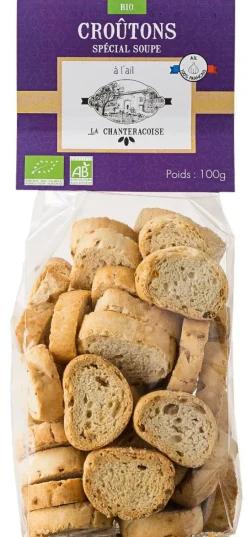 Sachet de croûtons bio ail Chanteracoise - 100 g
