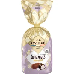 Sachet de guimauves noir & lait papillotes iconiques Révillon - 300 g