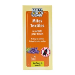 Sachets de protection contre les mites pour tiroirs boite de 6 pièces