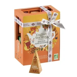 Sachets de thés pyramide prismes super goodness bio English Tea - 12 sachets