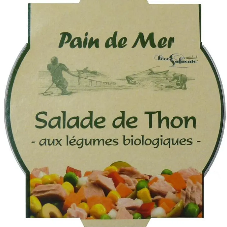 Salade de thon aux légumes biologiques Pain de mer - 250 g
