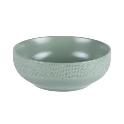 Saladier en grès effet martelé vert Vesuvio - Ø 16,5 cm x H 6 cm