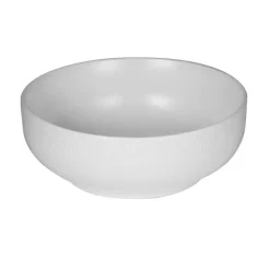 Saladier Vesuvio coloris blanc en grès - Ø 16,5 cm