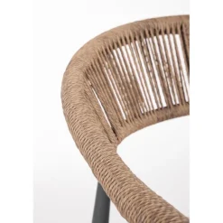 Salon bas en aluminium anthracide Bizzotto Jandia Naturel