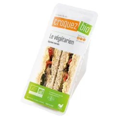 Sandwich crudités bio Etape bio Le végétarien - 150 g
