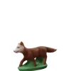 Santon renard en argile H 7 cm