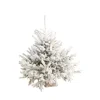 Sapin de Noël naturel blanc effet enneigé Diamant Robin®