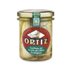 Sardines à l'huile d'olive bio Ortiz - 190 g