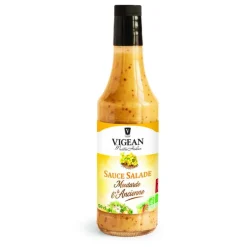 Sauce salade à la moutarde bio en bouteille de 50 cl