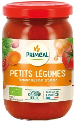Sauce tomate aux petits légumes bio en pot de 200 g