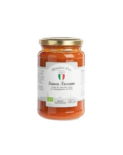 Sauce toscane bio - lentille corail et champignons en pot de verre botanic® Histoires d'ici Italie- 340 g