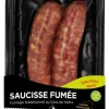 Saucisses fumées bio Rostain - 2 pièces