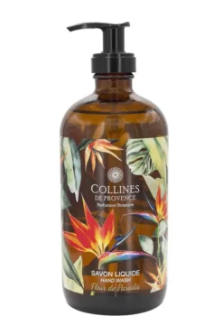 Savon liquide en flacon pompe senteur Fleur de Paradis Collines de Provence – 470 ml