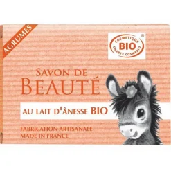Savon Ânesse Agrumes bio Étui 100 g orange