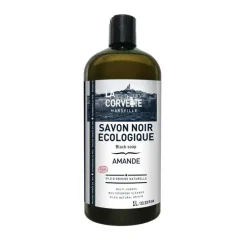Savon noir liquide amande 1L