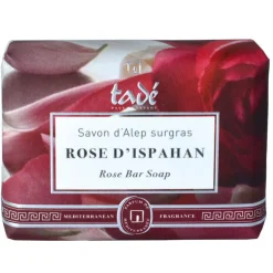 Savon solide d'Alep surgras Rose d'Ispahan
