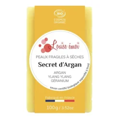 Savon solide "Secret d'argan" huile d'argan et ylang ylang - 100g