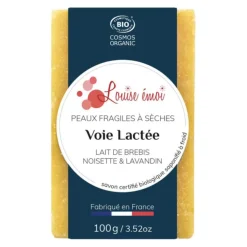 Savon solide "Voie lactée" huile de noisette et lait de brebis - 100g