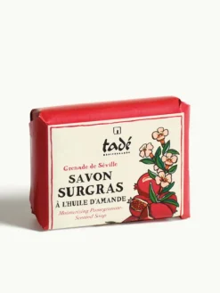 Savon surgras bio à l’huile d’amande parfum Grenade de Séville Tadé – 100 g