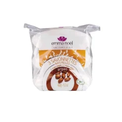 Savonnettes à l’argan bio en sachets de 3 x 150 g
