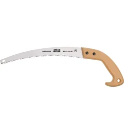 Scie arboricole bois sec ou dur à lame courbe marron de 36 cm