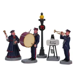 Scénette pour village Lemax Caddington Orchestre de rue – 5 pièces
