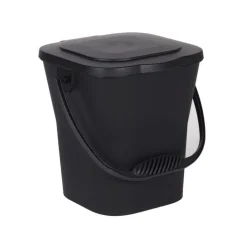 Seau à compost gris foncé - 6L
