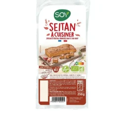 Seitan viande végétale à cuisiner Soy - 250 g
