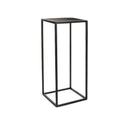 Sellette goa noir grand modèle 30 x 30 x 70 cm