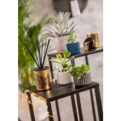 Sellette goa noir grand modèle 30 x 30 x 70 cm