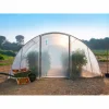 Serre de jardin en plastique transparente 18m² - 3 x 6 m