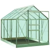 Serre verre 5 m² en aluminium