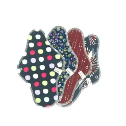 Serviette hygiénique nuit en coton Bio lavable Alterosac - 31 x 20 cm