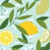 Serviettes en papier 3 plis x 20 Lemon tree - 33 x 33 cm
