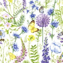 Serviettes en papier 3 plis x 20 Springtime - 33 x 33 cm