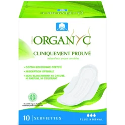 Serviettes ultra-fines normales à ailettes x 10