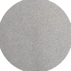 Set de table à paillettes coloris argent premium – Ø 34 cm